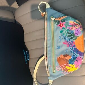 Disney Blue Floral Crossbody Bag